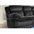 Winston Power Reclining Sofa with LED Lighting and Hidden Storage