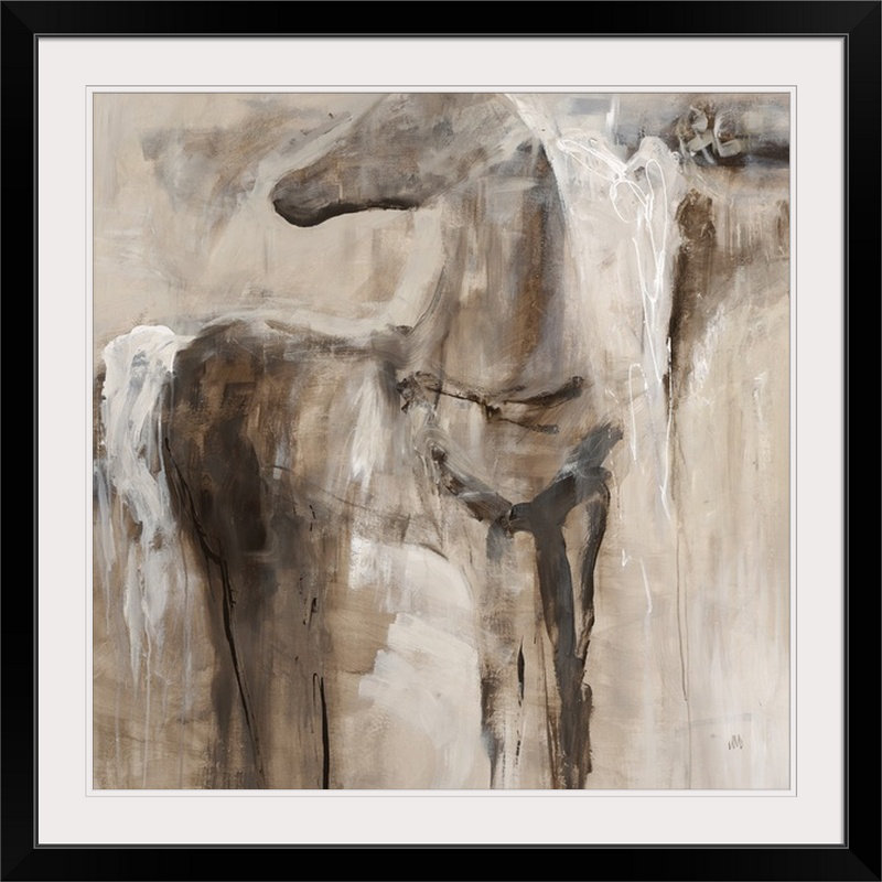 «White Smoke», reproduction d'art Aiela, H 16 po x l 16 po x P 1,5 po, Toile
