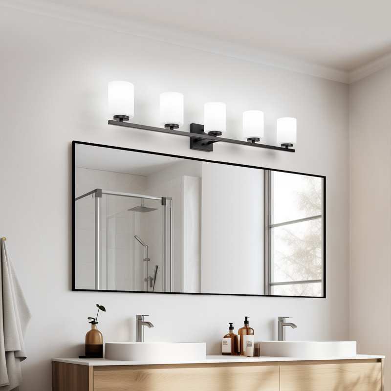 Ellysen Dimmable Vanity Light, Matte Black, 5