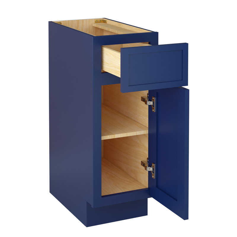 Base de meuble-lavabo simple 12 po seulement, Bleu