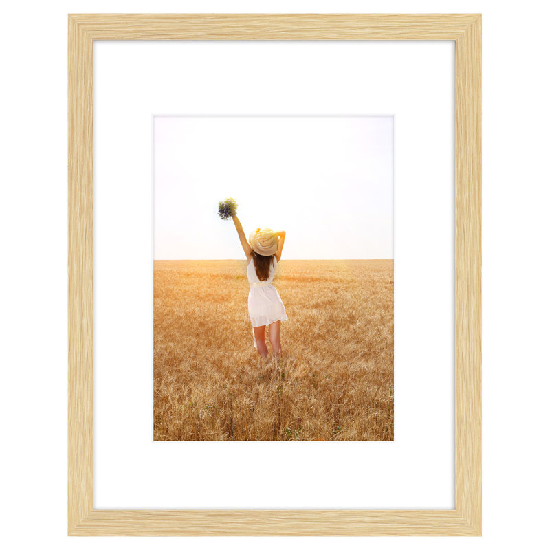 Cadre photo en bois massif, décoration murale, L 8,5 po x H 11 po