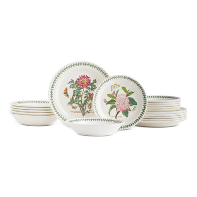 Portmeirion, Botanic Garden - 18 Piece Dinnerware Set, Service for 4
