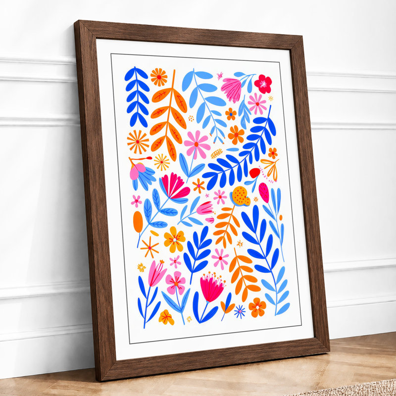 Scattered Botanicals Botanical - Print, Walnut, A4 - 29.7 x 21.0 cm
