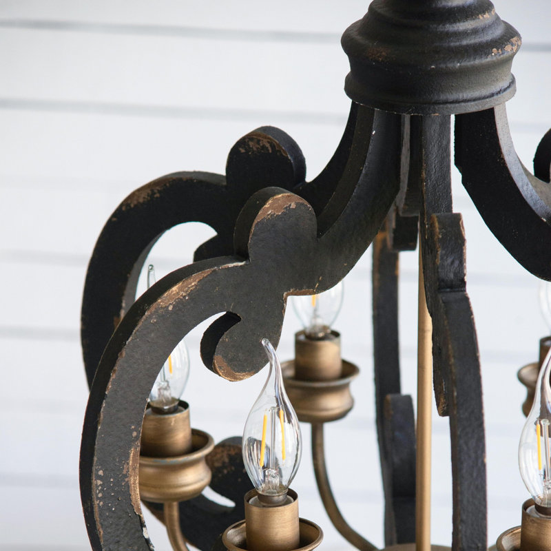 Luminaire suspendu avec chaîne réglable, Noir