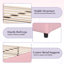 Structure de lit rembourrée en similicuir, avec tête et pied de lit en forme de papillon, structure de lit plateforme avec décorations en métal-609708399-609708398