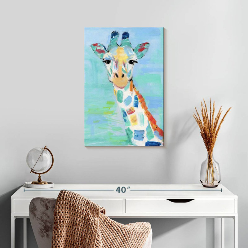 Girafe fraîche, H 24 po x l 16 po