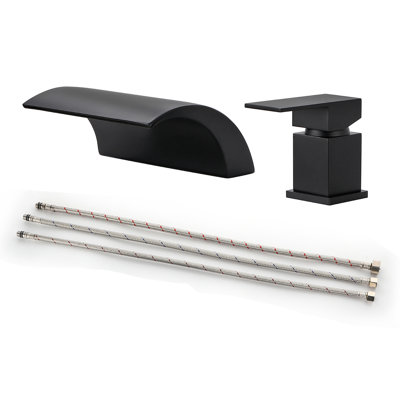 Waterfall Single-Handle Bathroom Faucet Set
