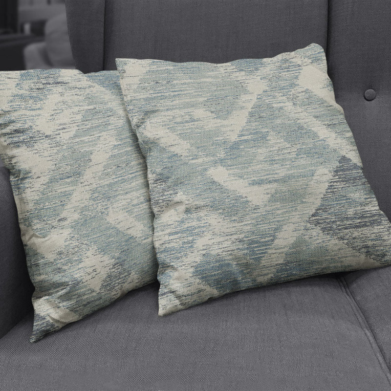 Abbeyshea Spinel Woven Jacquard Fabric By The Yard, Creulean