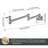 Over Stove Wall Mount Pot Filler,with Stretchable Double Joint Swing Arm-106589951