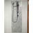 Waterfall Linear Glass And Metal Mosaic Tile-61209337