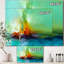 «Abstract Colorful Seascape III», reproduction d'impression sur toile-55632252-55632257