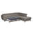 Brookhurst Leather Corner Sofabed-962661012-962661008
