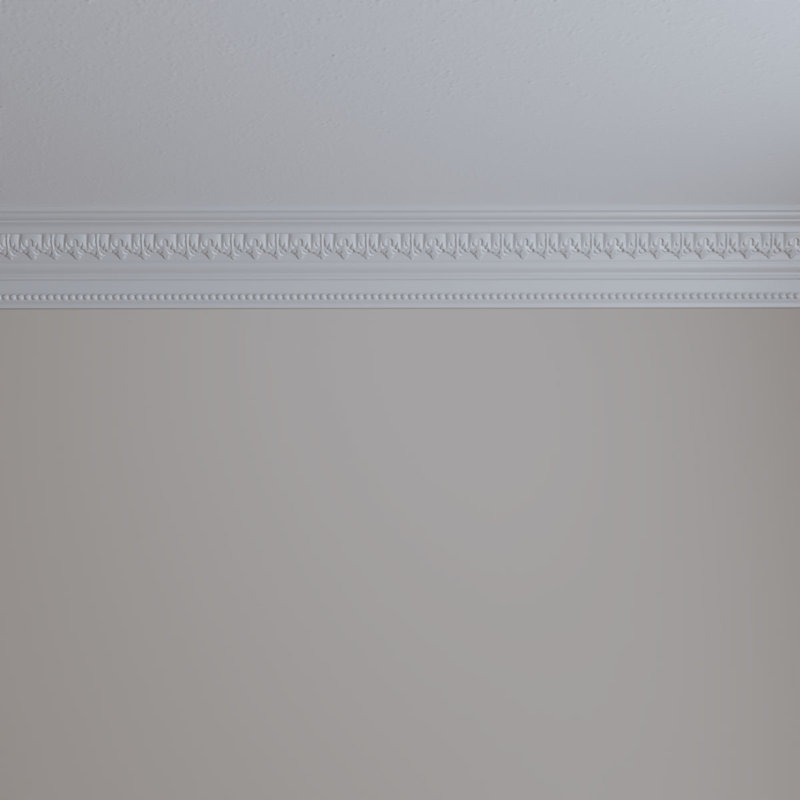 Nadia 94.5" White Polyurethane Crown Moulding