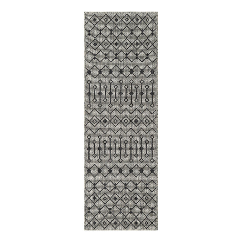 Jaylah Geometric Indoor / Outdoor Rug, Runner 2' x 6'1"