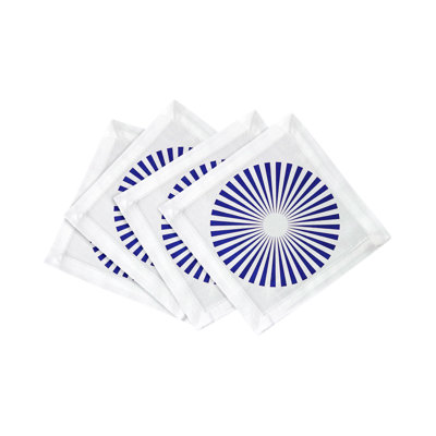 Constellations Point Cotton Sateen Cocktail Napkins