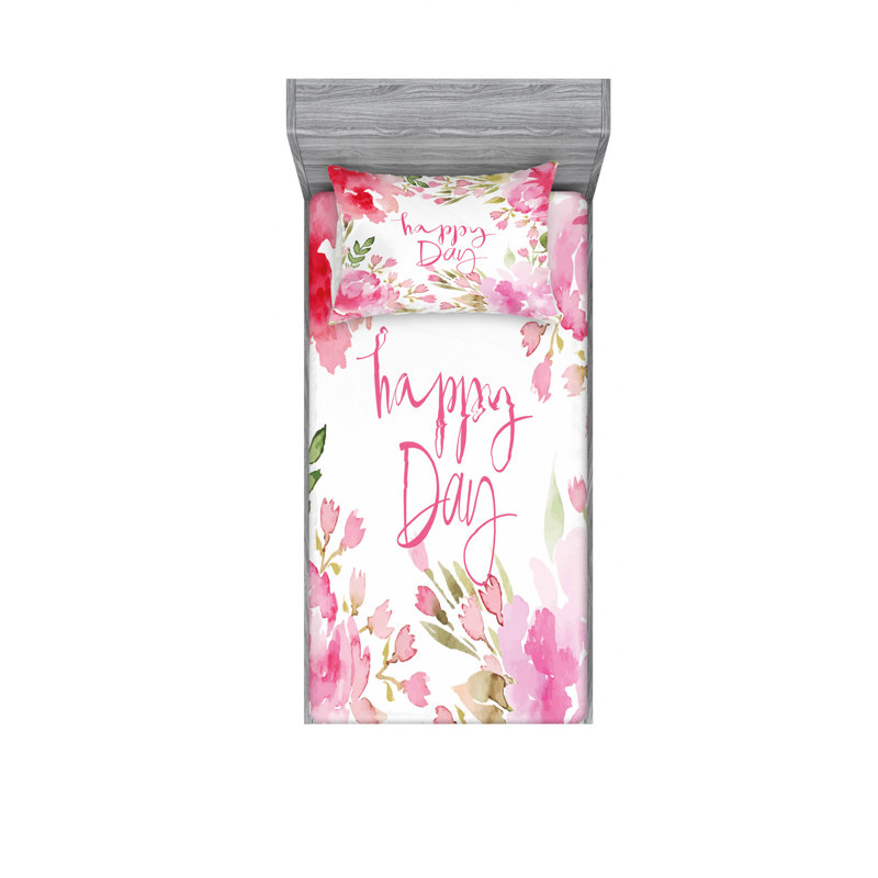 Ensemble de draps Farm Farm, Ensemble de draps pour lit simple TG avec drap-hou
