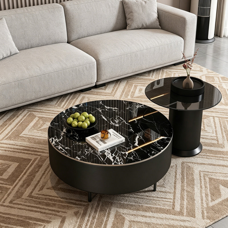 Ensemble de tables basses Modern Modern, Black