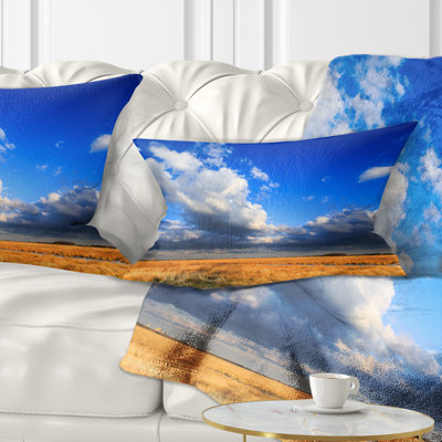Coussin lombaire imprimé ciel nuageux