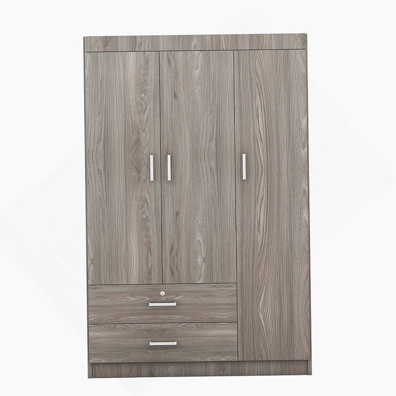 Armoire 3 portes avec 2 tiroirs