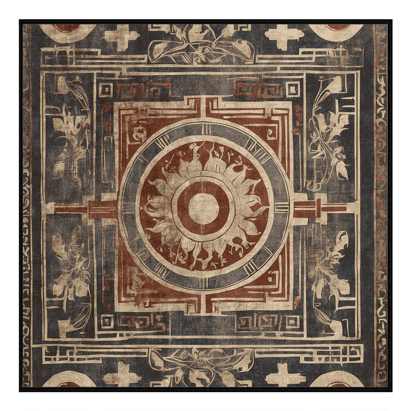 Peloponnesian Harmony Rug, Square 3'