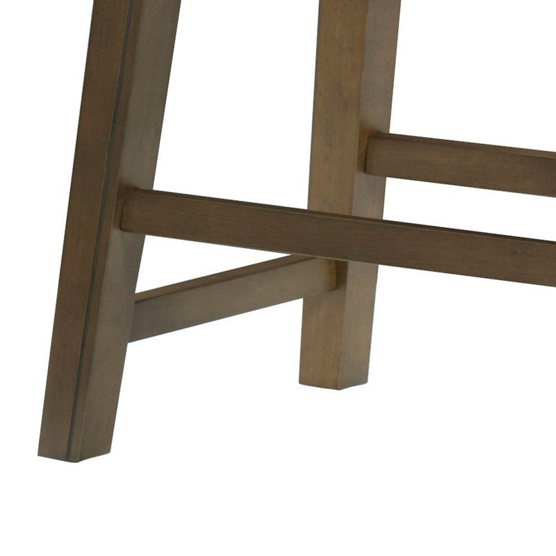 Tabouret Zackery, Noir, Petit tabouret (siège d'une hauteur de 20 po)