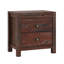 Table de chevet compacte 2 tiroirs Hibir-123297531