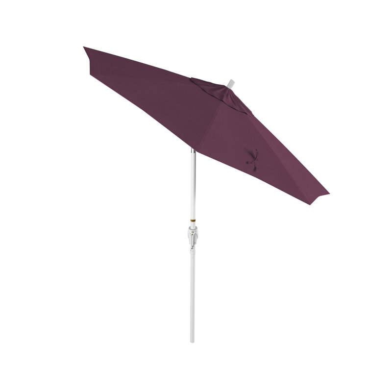 Parasol de marché 7,5', Blanc, Toile Sunbrella® iris, Sunbrella®