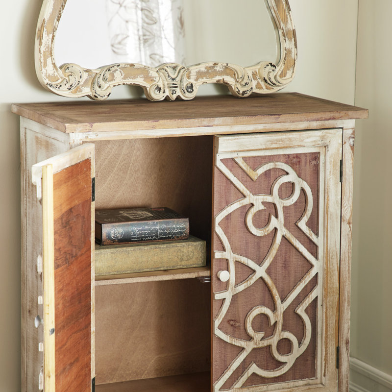 Armoire d'appoint en bois massif czarnecki