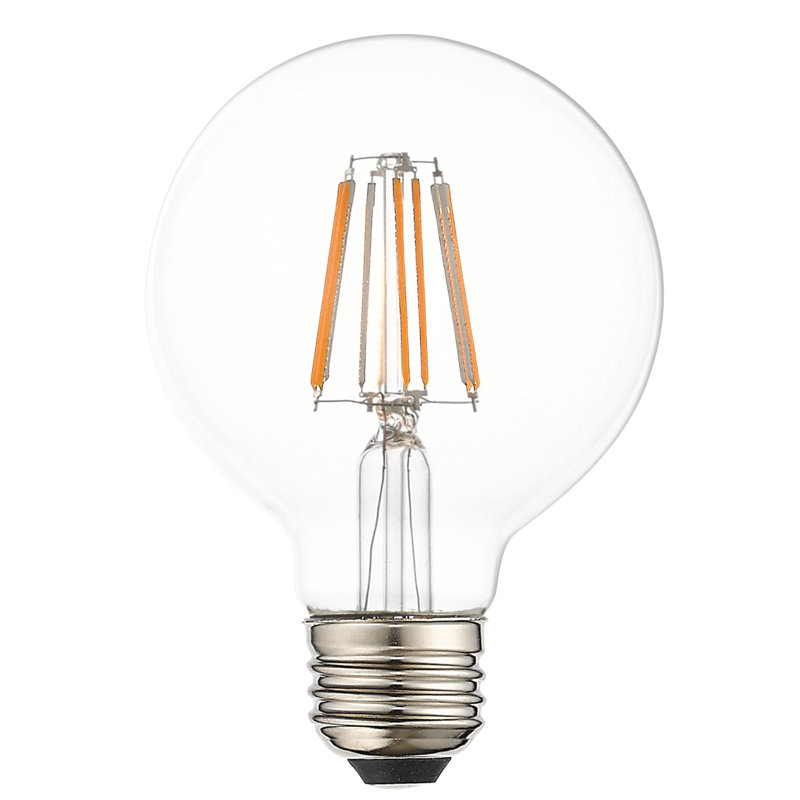 Ampoule à DEL à intensité variable 8 W McSwain G25 (équivalent à 60 W) blanc chaud E12 / candélabre