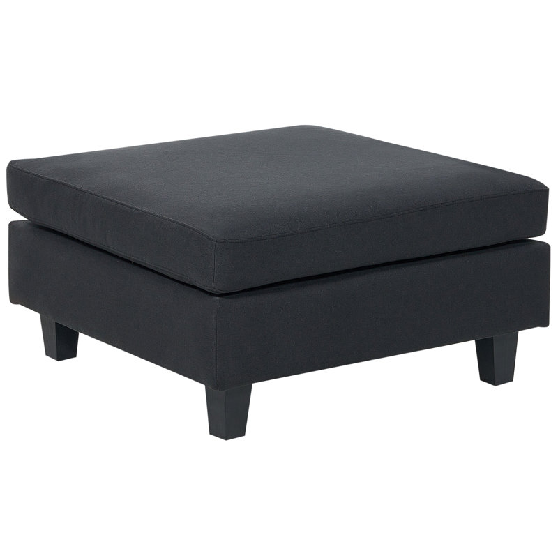 UNSTAD 76cm Wide Standard Ottoman, Black