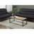 Coffee Table, Accent, Cocktail, Rectangular, Living Room, 42" L, Metal, Tile-1962709862