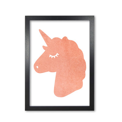 Unicorn Silhouette 1 Piece Single Picture Frame Painting