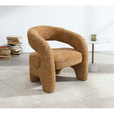 Chaise d'appoint en tweed
