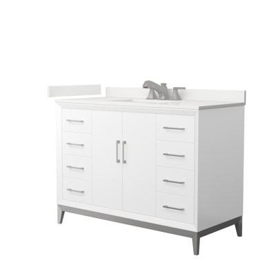 Amici 42 Single Bathroom Vanity with Top