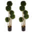 120 cm H Faux Palm and Foliage Topiary Plant in Plastic Pot Liner