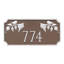 Camden Ivy 1-Line Wall Address Plaque-727786778-727786794