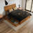 Avdesh Solid Wood Sleigh Bed with Drawers-1600056882-1600056884