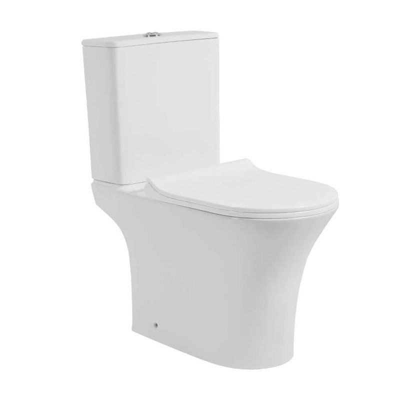 White Stone 4.5L LPF Round Wall Mounted Kit (Seat Included)