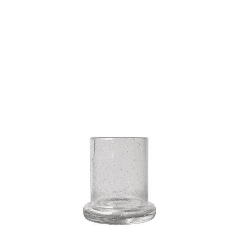 Bubble Candle Holder, 4.33" H x 3.94" W x 3.94" D, Clear