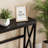 40" Modern 2-Tier Console Table with Metal X-Frame,  Wood Entryway Table (200 lbs Capacity)-1651016197