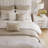 Luxurious 10-piece King Jacquard Bedding Set, Polyester Elegance For Home
