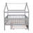 Zhayne Wooden House Bed with Trundle-1451600463-1451600451