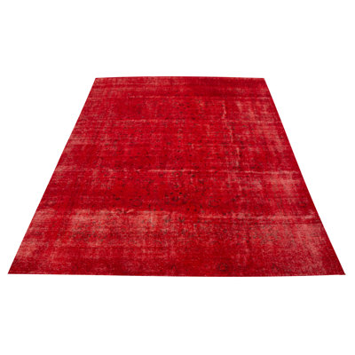 One-of-a-Kind 8'8" X 12'7" New Age Wool Area Rug in Red