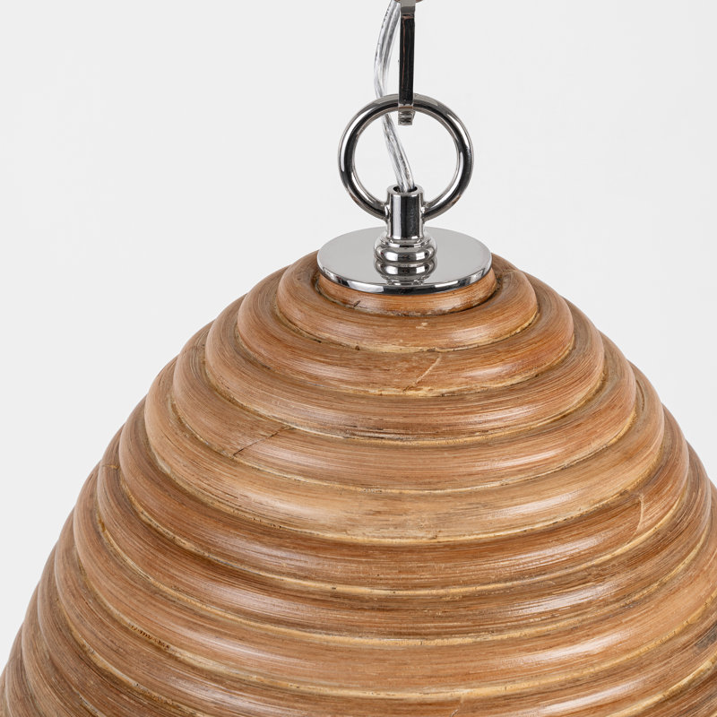 Emerson 1 - Light Pendant, Natural, Polished Nickel