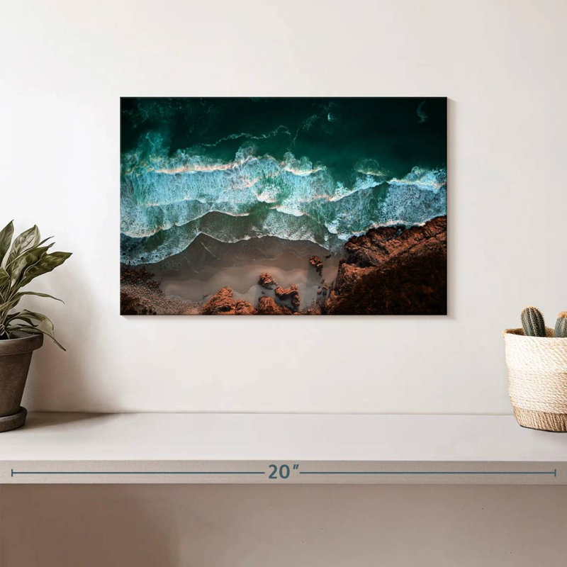 Gillard Coastal Ocean Waves, H 8 po x l 12 po
