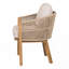 Fauteuil d'extérieur en bois d'acacia