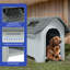 Niche pour chien d'extérieur avec lanterneau et ventilation - différentes tailles de chien-748580735