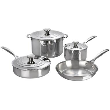 Le Creuset Stainless Steel 10 Piece Set - Magnolia