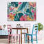 Motif floral tropical sur toile-1846779411