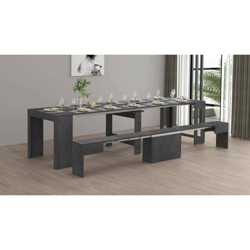 Barrecchia 4 - Person Dining Set, Slate